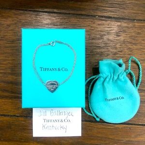Tiffany & Co. Heart Tag Double Chain Bracelet